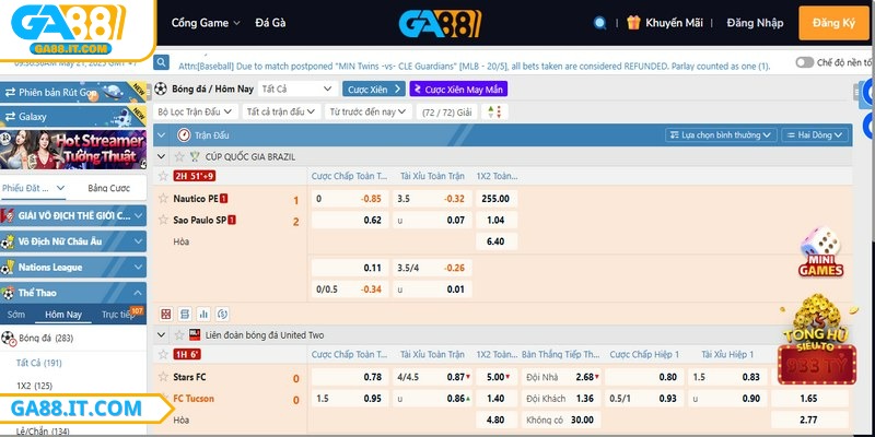 Ứng dụng cho phép game thủ cược trực tiếp trong trận đấu