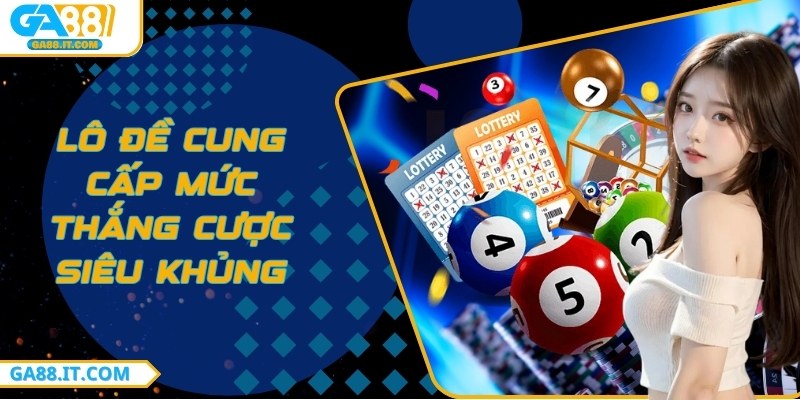 Lô đề cung cấp mức thắng cược siêu khủng